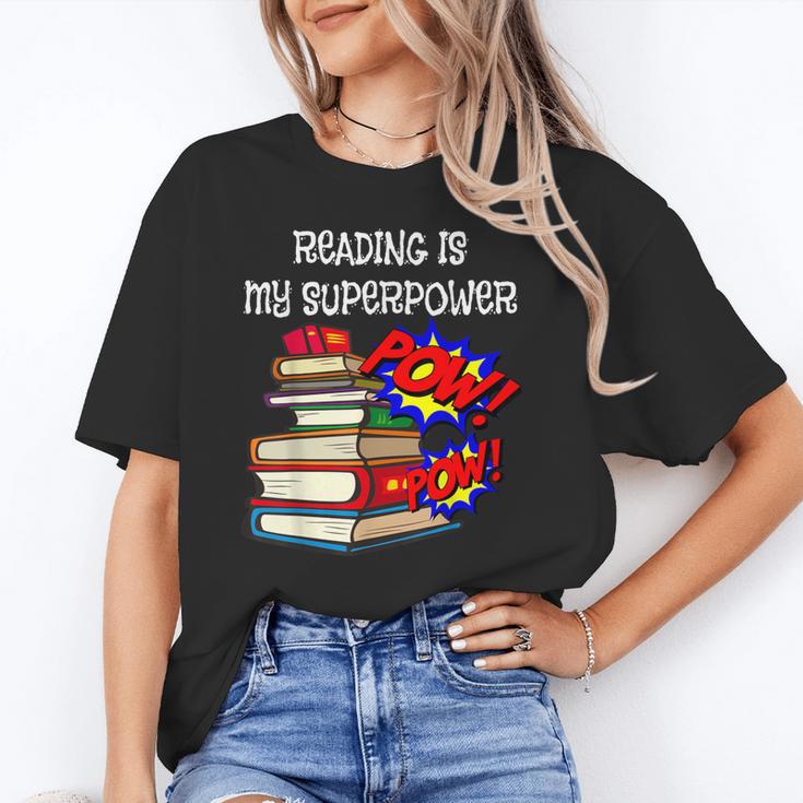 Reading Is My Super Power Superhero Best English Teacher Unisex T-Shirt, Super Teacher Shirts, English Teacher Shirts, funny gift