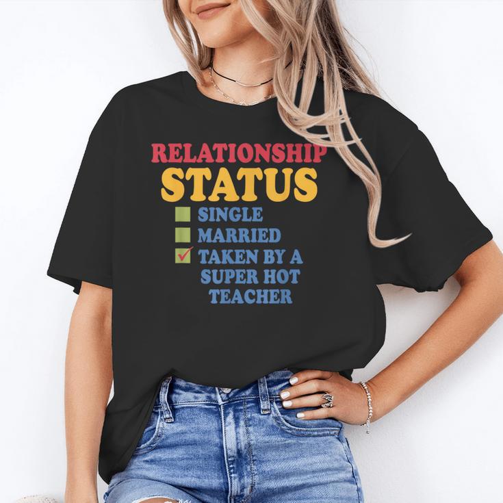 Relationship Status Single Married Hot Teacher Unisex T-Shirt, funny gift