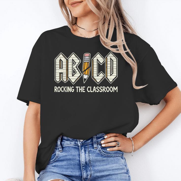 Retro Abcd Teacher Novelty Back To School Teacher Unisex T-Shirt, funny gift