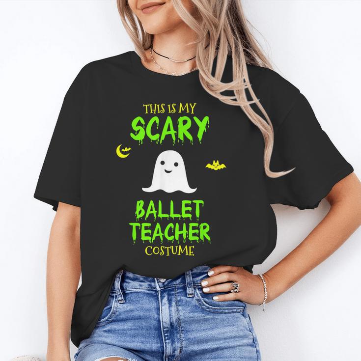Scary Ballet Teacher Costume Halloween Lazy Easy Unisex T-Shirt, funny gift Scary Ballet Teacher Costume Halloween Lazy Easy Unisex T-Shirt, funny gift