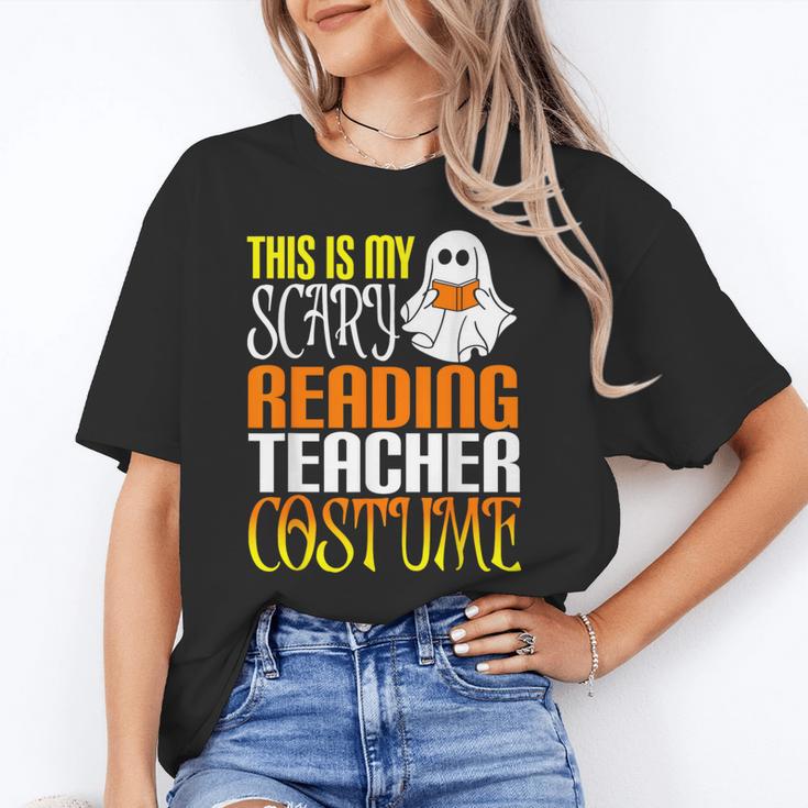 This Is My Scary Reading Teacher Costume Halloween School Unisex T-Shirt, funny gift This Is My Scary Reading Teacher Costume Halloween School Unisex T-Shirt, funny gift