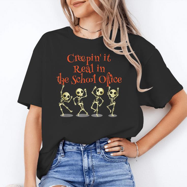 School Office Clerk Creepin' It Real HALLOWEEN Teacher Shirt Unisex T-Shirt, funny gift School Office Clerk Creepin' It Real HALLOWEEN Teacher Shirt Unisex T-Shirt, funny gift