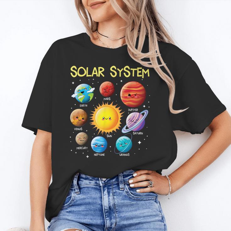 Solar System Cute Face Planets Space Science Teacher School Unisex T-Shirt, Science Teacher Shirts, funny gift Solar System Cute Face Planets Space Science Teacher School Unisex T-Shirt, Science Teacher Shirts, funny gift