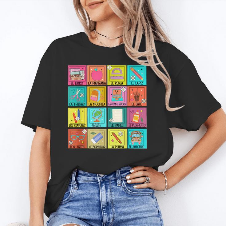 Spanish Teacher Back To School Maestra Dual Language Crew Unisex T-Shirt, funny gift Spanish Teacher Back To School Maestra Dual Language Crew Unisex T-Shirt, funny gift