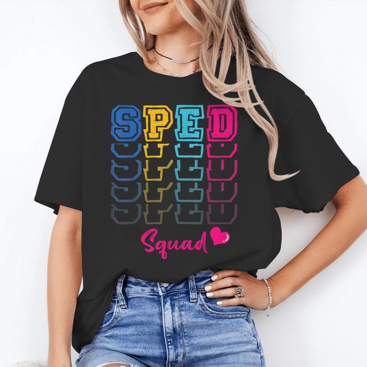 SPED Squad Proud Special Education Para Teacher Colorful Unisex T-Shirt, funny gift SPED Squad Proud Special Education Para Teacher Colorful Unisex T-Shirt, funny gift