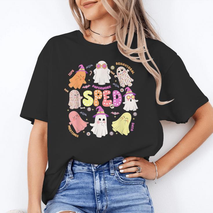 SPED Teacher Halloween Spooky Special Education Team Men Women Kids Unisex T-Shirt, funny gift SPED Teacher Halloween Spooky Special Education Team Men Women Kids Unisex T-Shirt, funny gift
