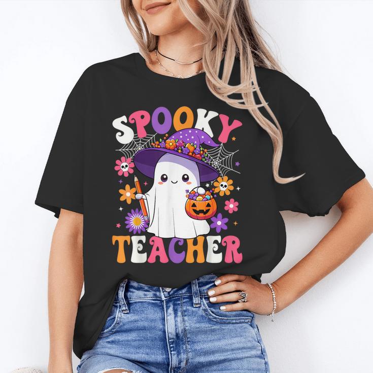 Spooky Teacher Halloween Cute Halloween Teacher Ghost Unisex T-Shirt, funny gift Spooky Teacher Halloween Cute Halloween Teacher Ghost Unisex T-Shirt, funny gift
