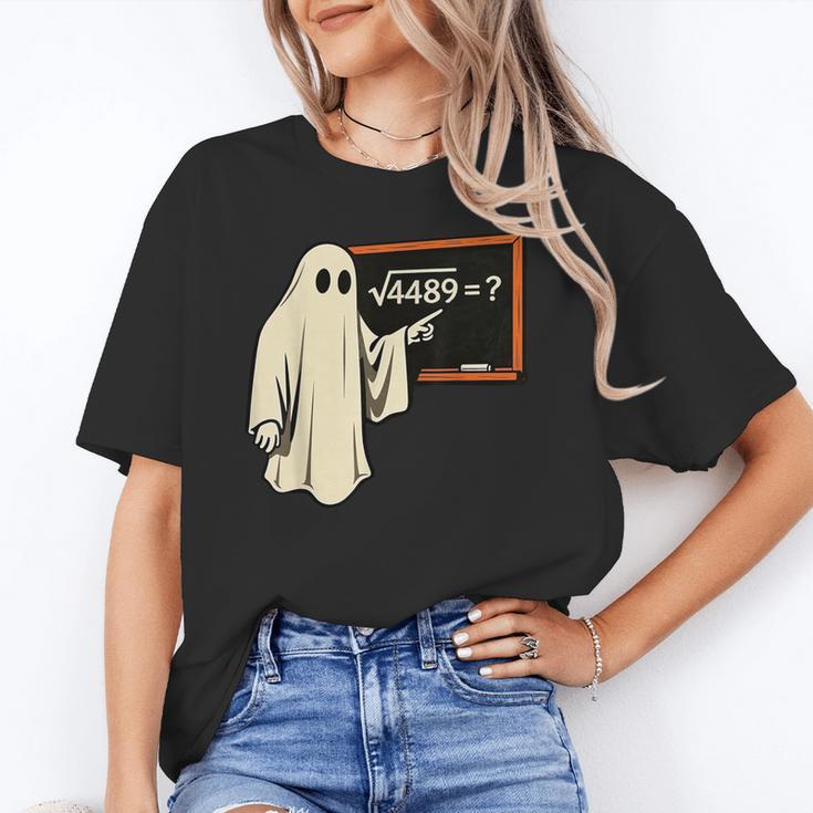 Square Root 67 Ghost Math Teacher 4489 Meme Halloween Unisex T-Shirt, funny gift