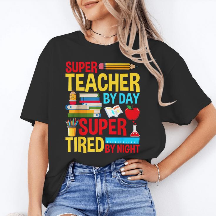 Super Teacher By Day Super Tired By Night Superhero Teacher Unisex T-Shirt, Super Teacher Shirts, funny gift Super Teacher By Day Super Tired By Night Superhero Teacher Unisex T-Shirt, Super Teacher Shirts, funny gift