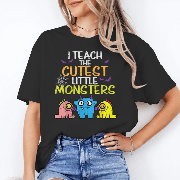 I Teach Cutest Little Monsters Halloween Teacher Men Women Unisex T-Shirt, funny gift I Teach Cutest Little Monsters Halloween Teacher Men Women Unisex T-Shirt, funny gift