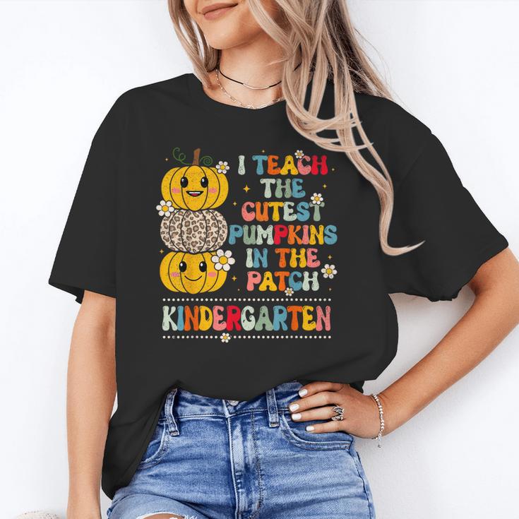 I Teach The Cutest Pumpkins Kindergarten Teacher Halloween Unisex T-Shirt, funny gift I Teach The Cutest Pumpkins Kindergarten Teacher Halloween Unisex T-Shirt, funny gift