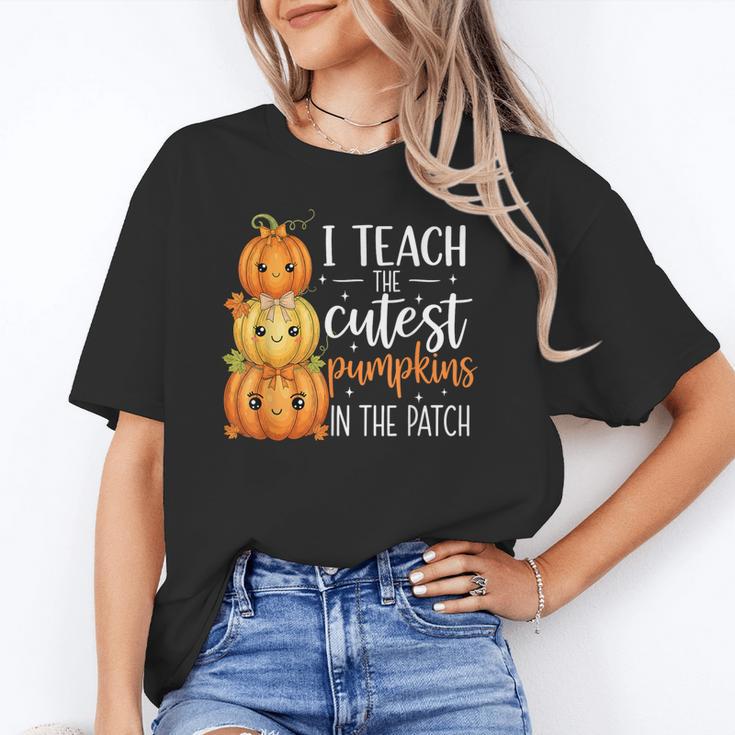 I Teach The Cutest Pumpkins In The Patch Fall Autumn Teacher Unisex T-Shirt, funny gift I Teach The Cutest Pumpkins In The Patch Fall Autumn Teacher Unisex T-Shirt, funny gift