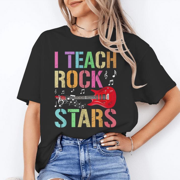 I Teach Rockstars Band Vibes Teacher Rocks My Music Teaching Unisex T-Shirt, funny gift