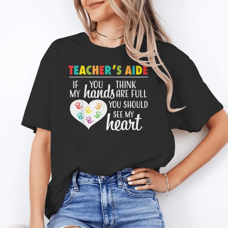 Teacher Aide Appreciation Cute Heart Tee For Women Unisex T-Shirt, funny gift