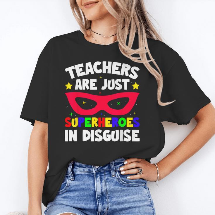 Teachers Are Just Superheroes In Disguise School Unisex T-Shirt, funny gift Teachers Are Just Superheroes In Disguise School Unisex T-Shirt, funny gift