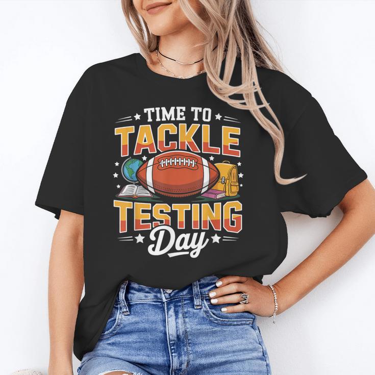 Test Day State Football Tackle Testing Day Sports Teacher Unisex T-Shirt, funny gift