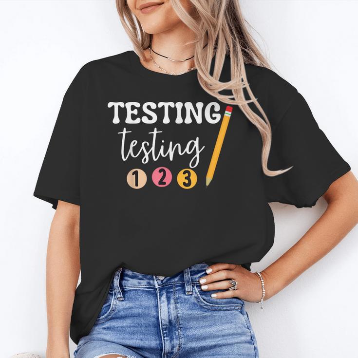 Testing Testing 123 Cute Math Teacher Student Test Day Men Women Girls Kids Unisex T-Shirt, funny gift Testing Testing 123 Cute Math Teacher Student Test Day Men Women Girls Kids Unisex T-Shirt, funny gift