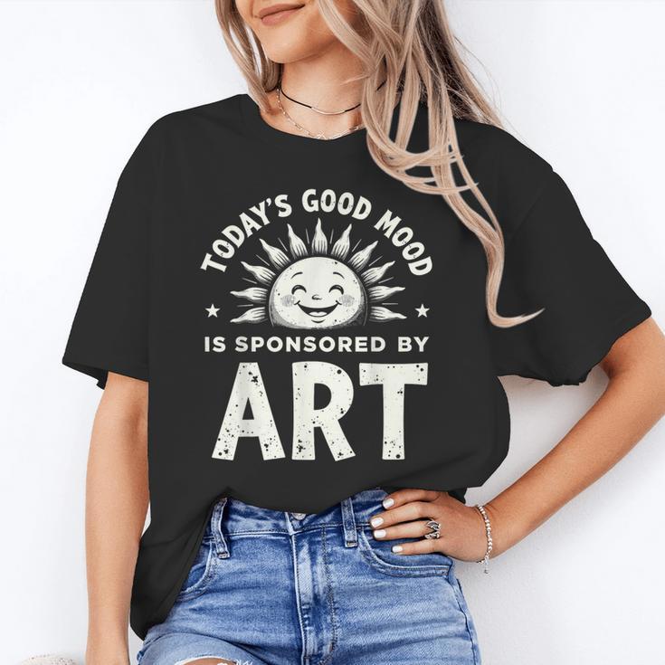 Today’s Good Mood Is Sponsored By Art Teacher Sun Tee Unisex T-Shirt, funny gift Today’s Good Mood Is Sponsored By Art Teacher Sun Tee Unisex T-Shirt, funny gift