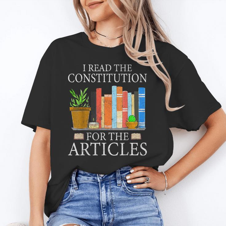 History Teacher I Read The Constitution For The Articles For Men Women Unisex T-Shirt, History Teacher Shirts, funny gift