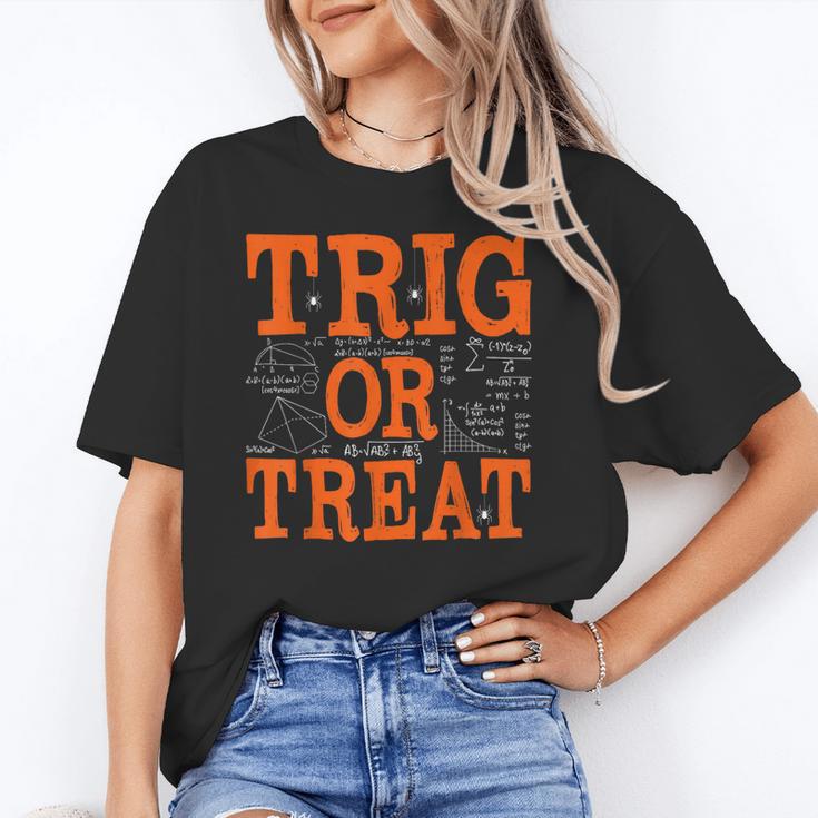 Trig Or Treat Trigonometry Math Teacher Halloween Unisex T-Shirt, funny gift Trig Or Treat Trigonometry Math Teacher Halloween Unisex T-Shirt, funny gift