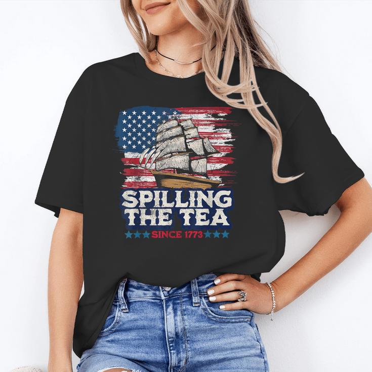 US History Teacher Boston Spilling The Tea Since 1773 Unisex T-Shirt, History Teacher Shirts, funny gift