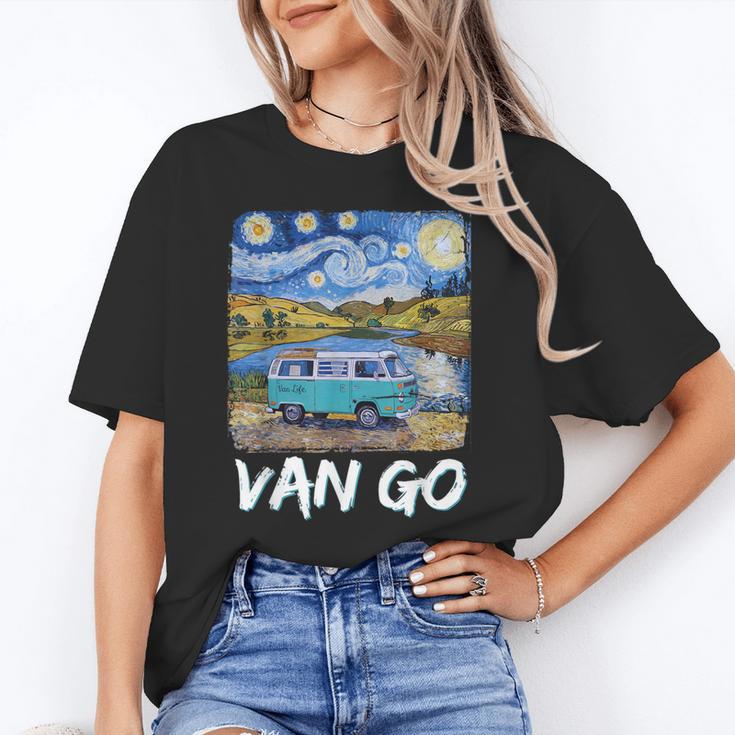 Van Go Retro Vanlife Art Teacher Unisex T-Shirt, funny gift Van Go Retro Vanlife Art Teacher Unisex T-Shirt, funny gift