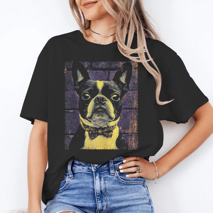 Vintage Boston Terrier Dog Unisex T-Shirt, funny gift