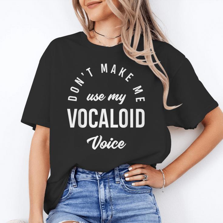 Vocaloid Voice Vocal Music Teacher Singer Singing Unisex T-Shirt, funny gift