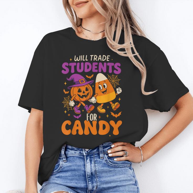 Will Trade Students For Candy Shirt Fun Candy Corn Teacher Unisex T-Shirt, funny gift Will Trade Students For Candy Shirt Fun Candy Corn Teacher Unisex T-Shirt, funny gift
