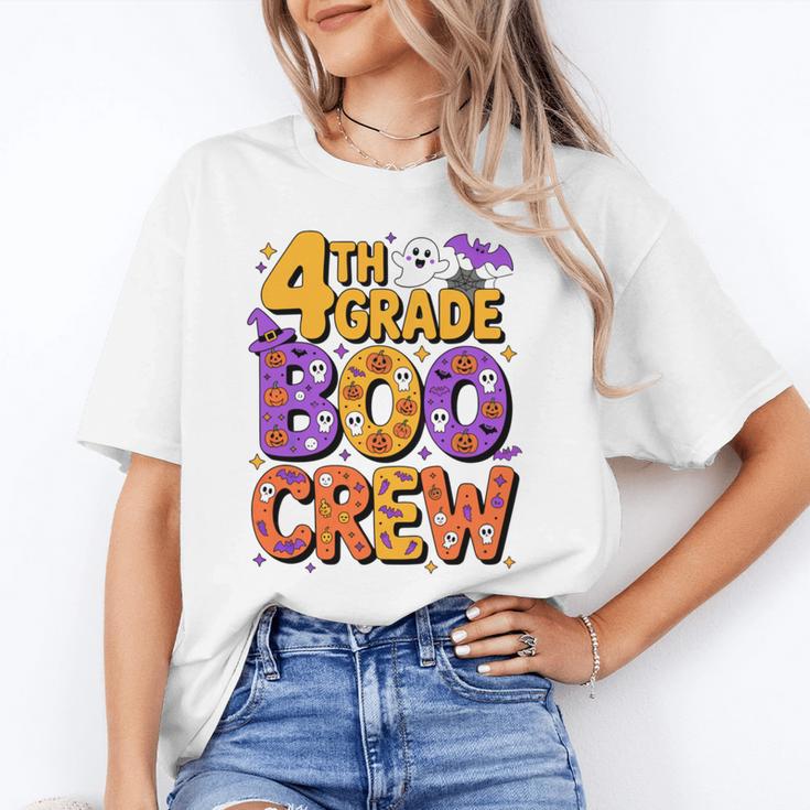 4th Grade Boo Crew Ghost Halloween Teacher Costume Unisex T-Shirt, 4th Grade Teacher Shirts, funny gift 4th Grade Boo Crew Ghost Halloween Teacher Costume Unisex T-Shirt, 4th Grade Teacher Shirts, funny gift