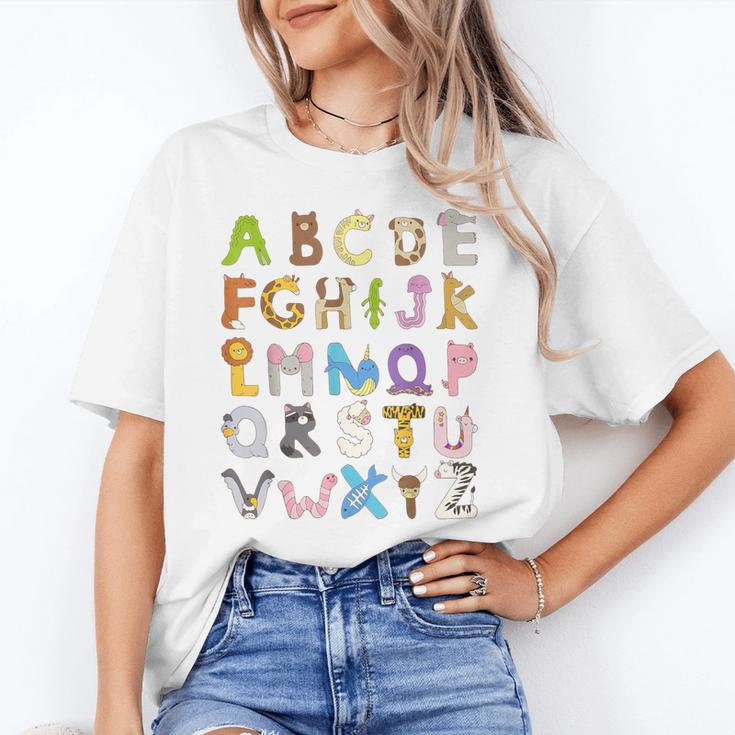 ABC Animals Alphabet Graphic Boys Girls Kindergarten Teacher Unisex T-Shirt, funny gift ABC Animals Alphabet Graphic Boys Girls Kindergarten Teacher Unisex T-Shirt, funny gift