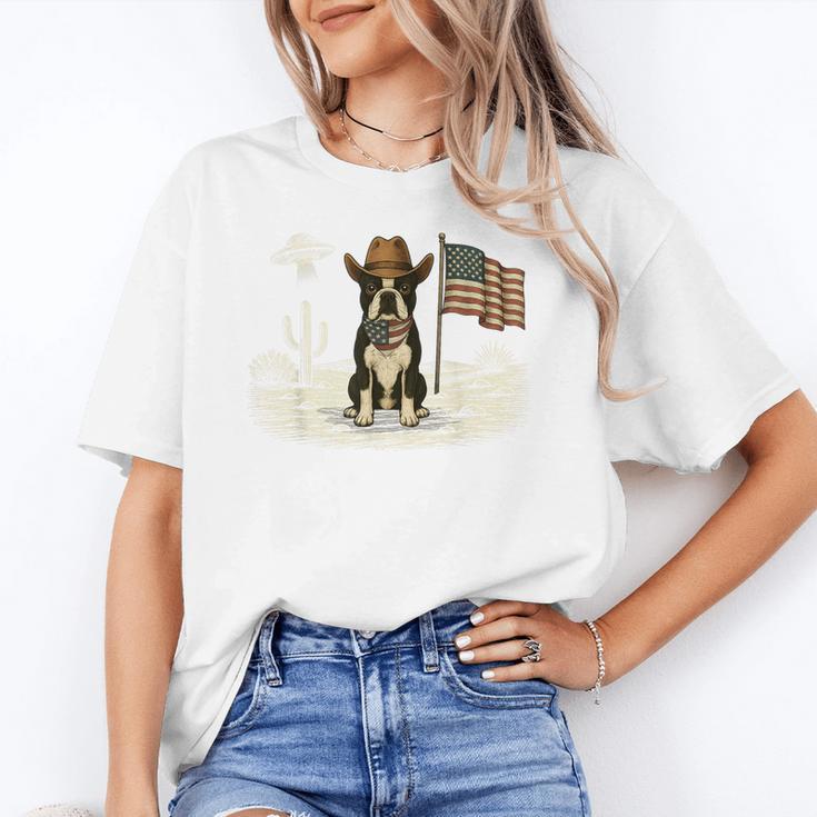 Boston Terrier 4th Of July US American Flag Dog Patriotic Unisex T-Shirt, Patriotic Boston Terrier Shirts, American Boston Terrier Shirts, Boston Terrier 4th Of July Shirts, funny gift