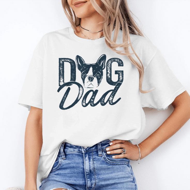 Boston Terrier Dog Dad Unisex T-Shirt, Boston Terrier Dad Shirts, funny gift