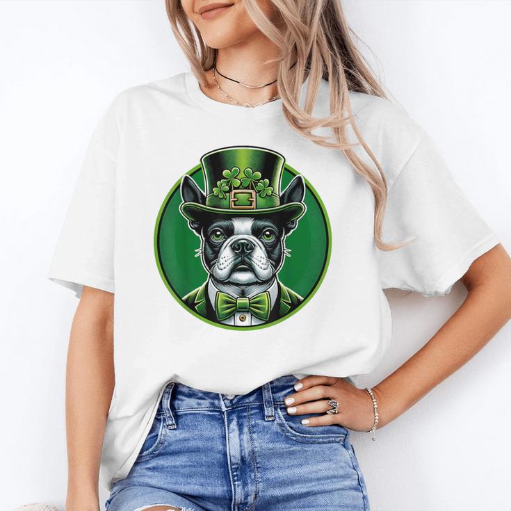 Boston Terrier Dog St Patricks Day Irish Pet Lover Men Women Kids Unisex T-Shirt, funny gift