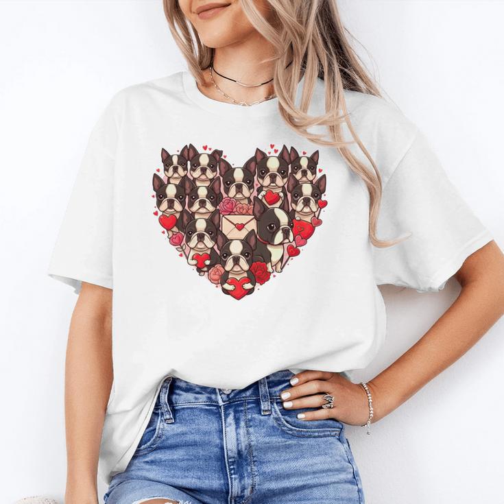 Boston Terrier Heart Valentine Boston Terrier Unisex T-Shirt, funny gift