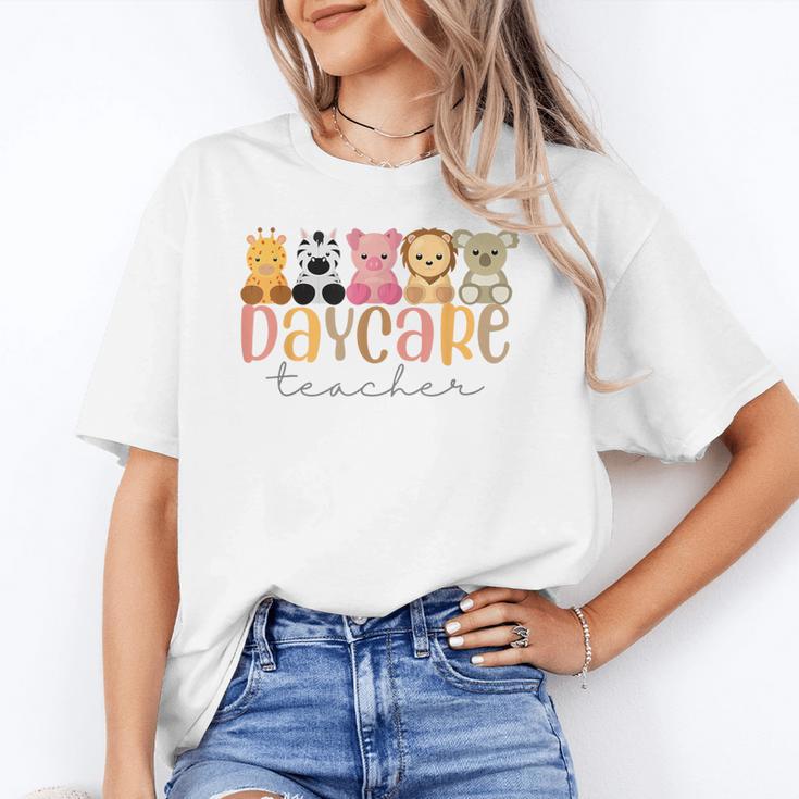 Daycare Teacher Animals Daycare Provider Back To School Unisex T-Shirt, funny gift