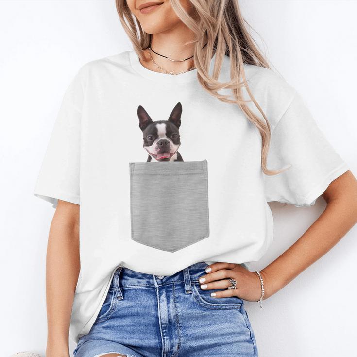 Dog In Your Pocket Boston Terrier For Men Women Girls Kids Unisex T-Shirt, funny gift