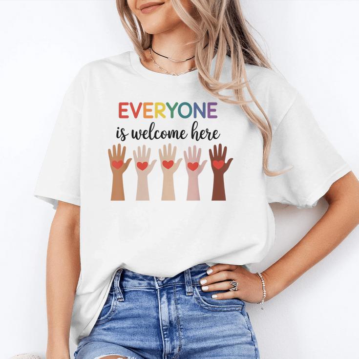 Everyone Is Welcome Here Idaho Teacher Unisex T-Shirt, funny gift Everyone Is Welcome Here Idaho Teacher Unisex T-Shirt, funny gift