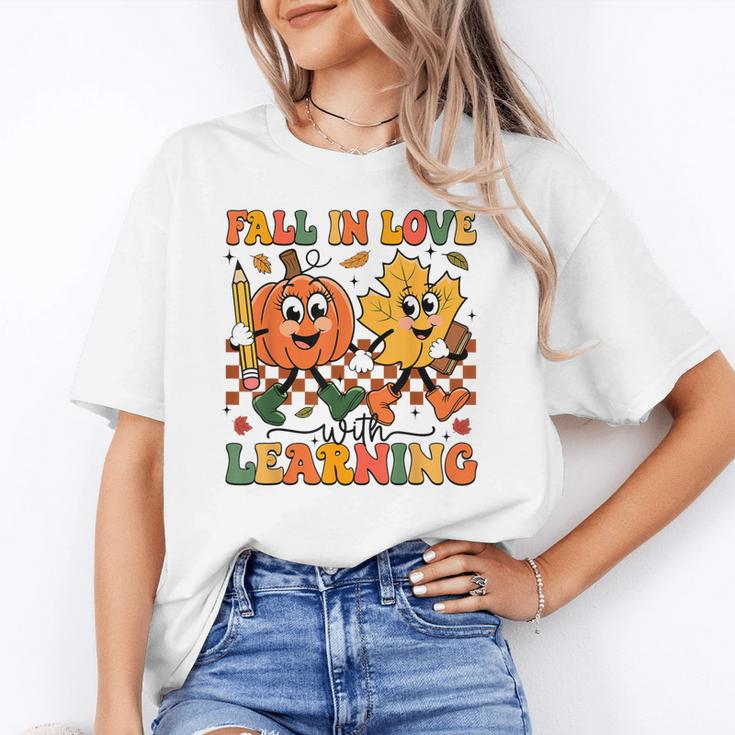 Fall In Love With Learning Thanksgiving Teacher Student Unisex T-Shirt, funny gift Fall In Love With Learning Thanksgiving Teacher Student Unisex T-Shirt, funny gift