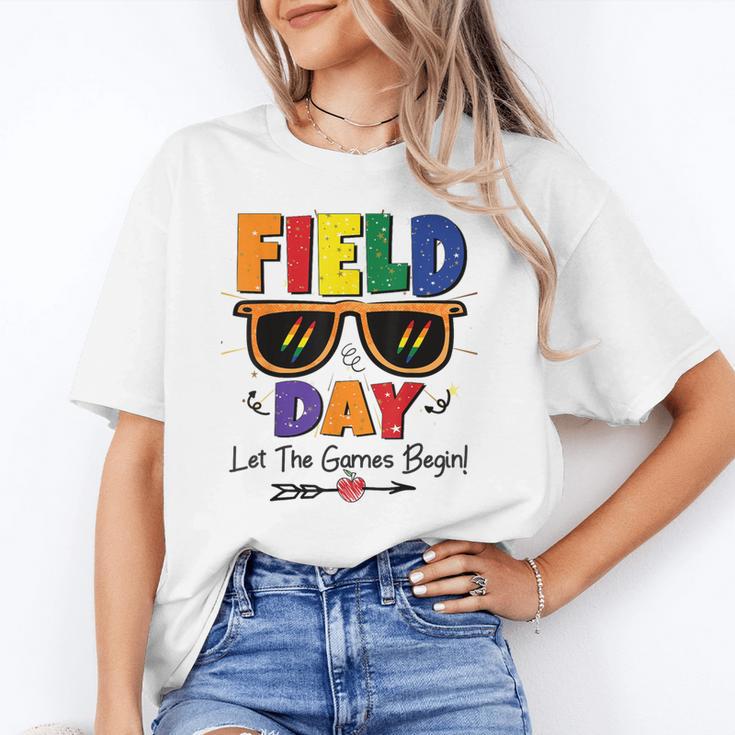 Field Day 2025 Let The Games Begin Kids Boys Girls Teachers Unisex T-Shirt, funny gift Field Day 2025 Let The Games Begin Kids Boys Girls Teachers Unisex T-Shirt, funny gift