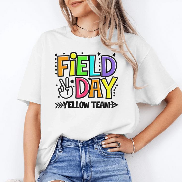 Field Day Yellow Team For Teacher Kids Field Day Games Unisex T-Shirt, funny gift