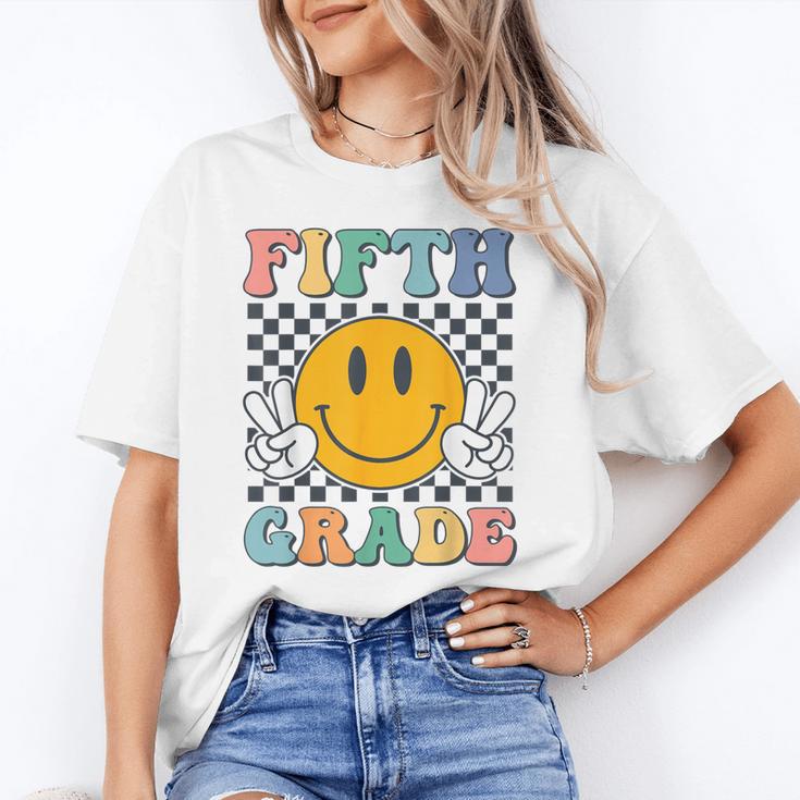 Fifth Grade Team Teachers Boys Girls Retro Smile 5th Grade Unisex T-Shirt, funny gift Fifth Grade Team Teachers Boys Girls Retro Smile 5th Grade Unisex T-Shirt, funny gift