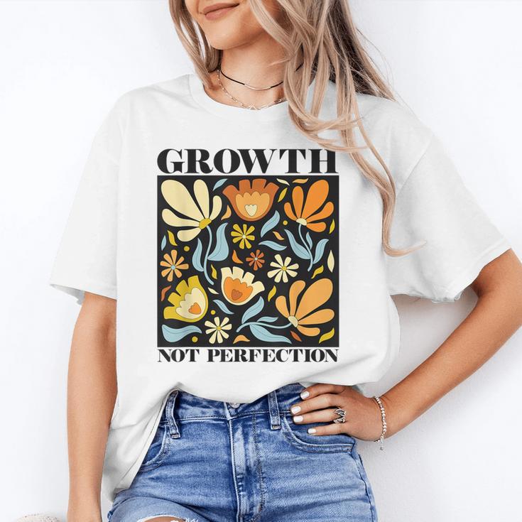 Growth Not Perfection Abstract Florals SPED Teacher Unisex T-Shirt, funny gift Growth Not Perfection Abstract Florals SPED Teacher Unisex T-Shirt, funny gift