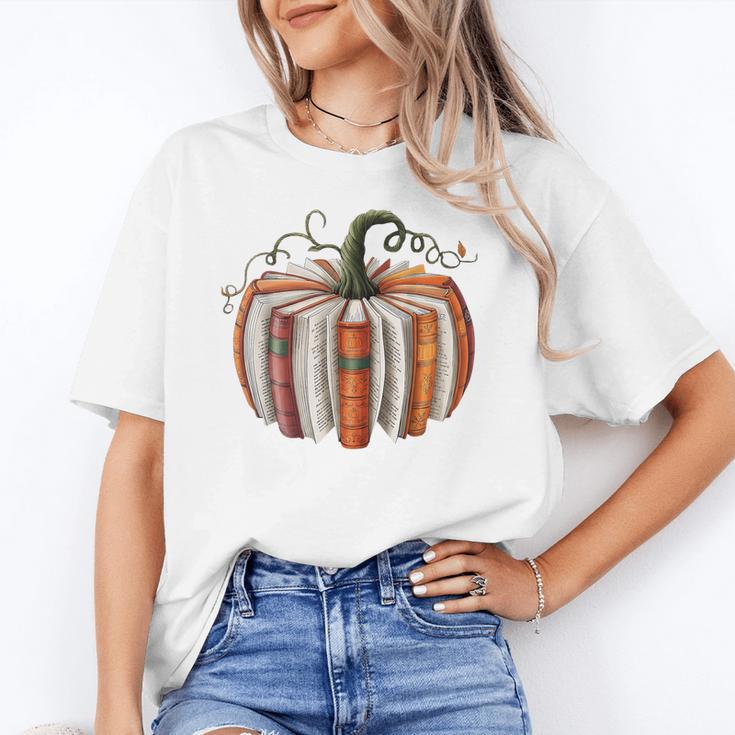 Halloween Teacher Librarians Fall Book Pumpkin Retro Reading Unisex T-Shirt, funny gift Halloween Teacher Librarians Fall Book Pumpkin Retro Reading Unisex T-Shirt, funny gift
