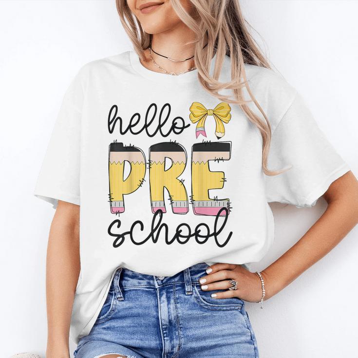 Hello Pre-K Preschool Back To School First Day Teacher Kids Unisex T-Shirt, funny gift Hello Pre-K Preschool Back To School First Day Teacher Kids Unisex T-Shirt, funny gift