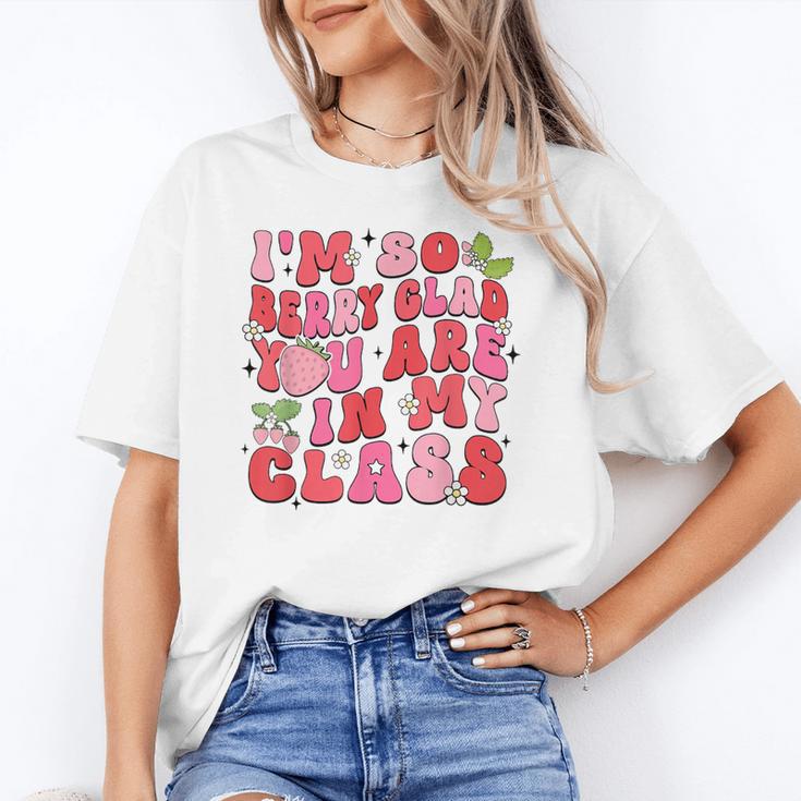 I'm So Berry Glad You Are Strawberry Elementary Teacher Unisex T-Shirt, funny gift I'm So Berry Glad You Are Strawberry Elementary Teacher Unisex T-Shirt, funny gift