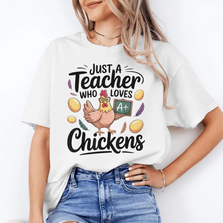 Just a Teacher Who Loves Chickens Chicken Farm Animal Lover Unisex T-Shirt, funny gift Just a Teacher Who Loves Chickens Chicken Farm Animal Lover Unisex T-Shirt, funny gift
