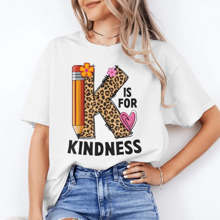 K Is For Kindness Unity Day Teacher Kids Unisex T-Shirt, funny gift