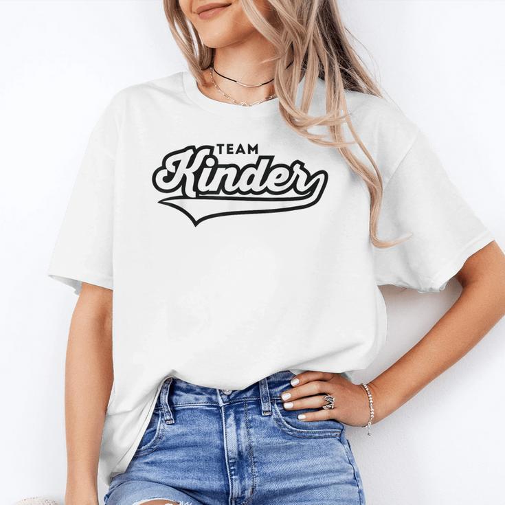 Kindergarten TEAM School Teacher Kinder Baseball-Style Shirt Unisex T-Shirt, funny gift