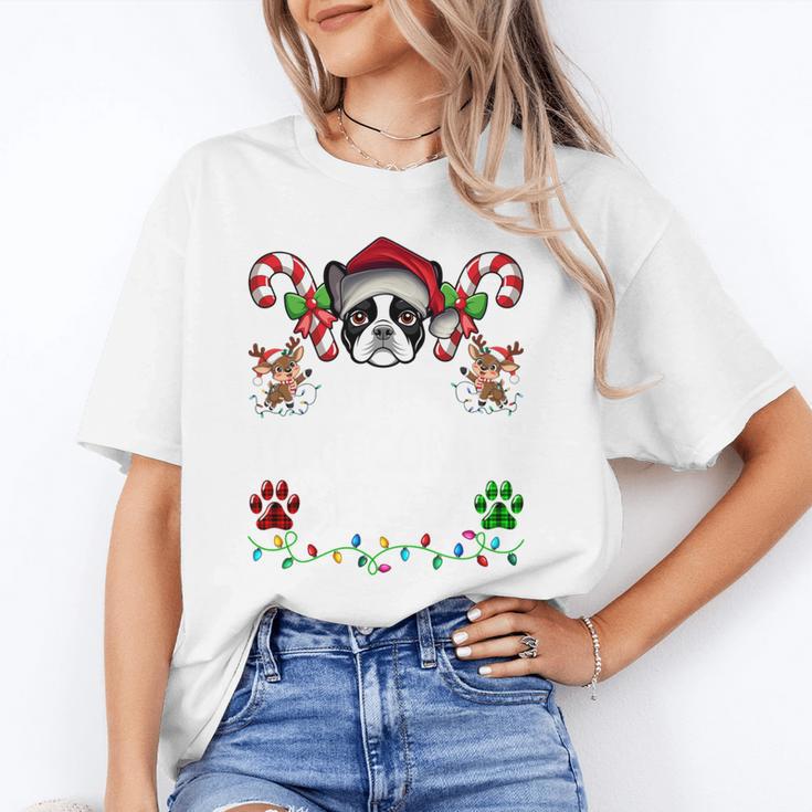 Most Likely Decorate Her Boston Terrier Dog Ugly Christmas Unisex T-Shirt, Boston Terrier Christmas Shirts, funny gift